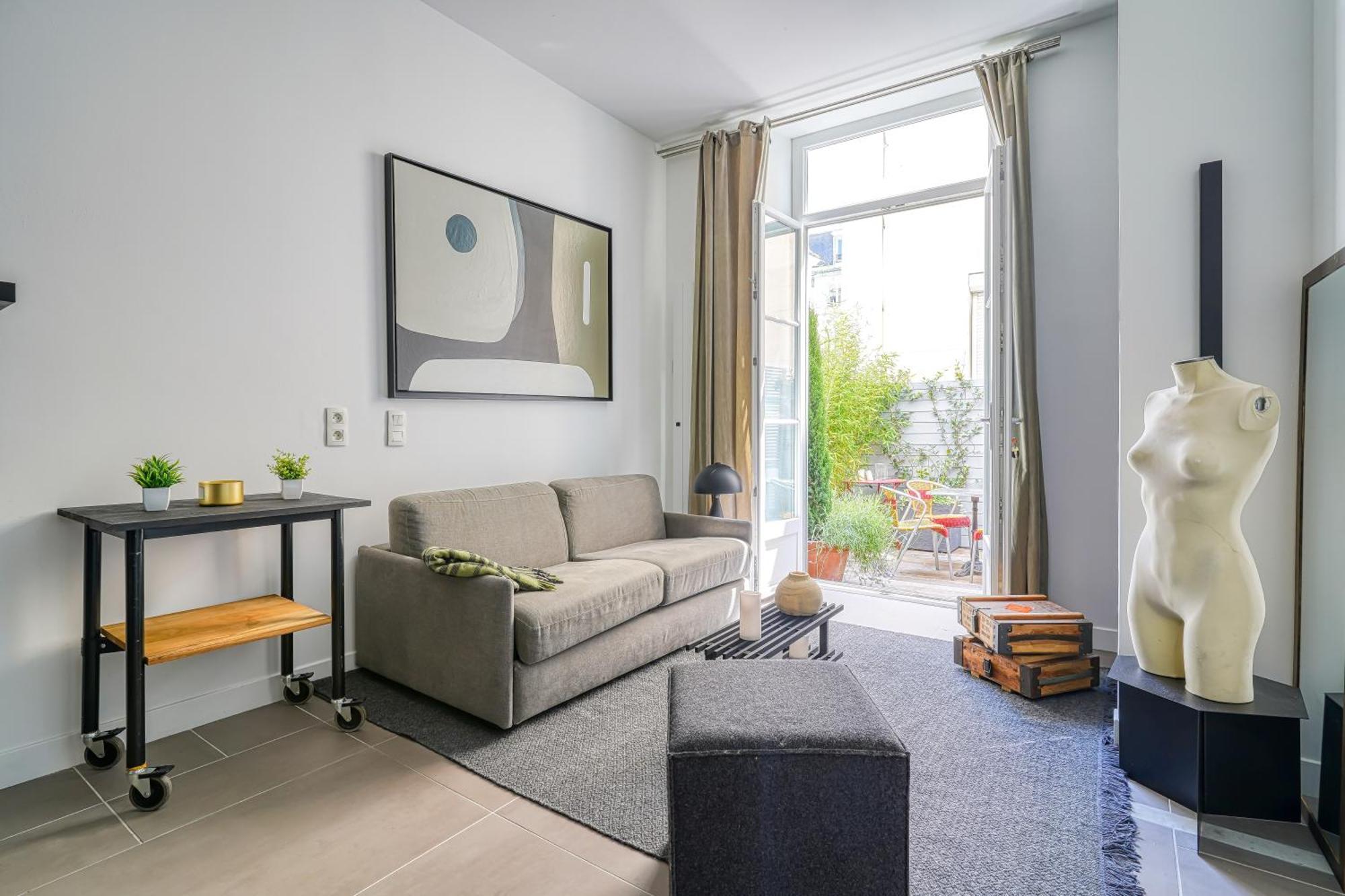 Amazing Private Terrasse-Sentier Appartement Parijs Buitenkant foto