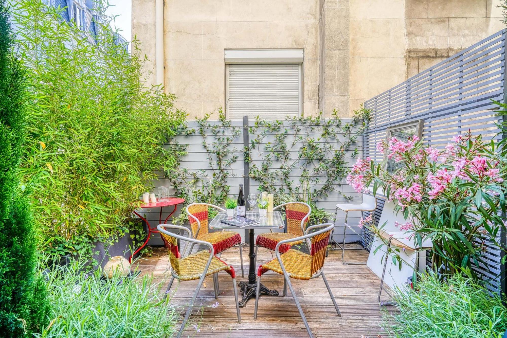 Amazing Private Terrasse-Sentier Appartement Parijs Buitenkant foto